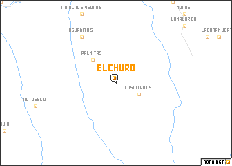 map of El Churo