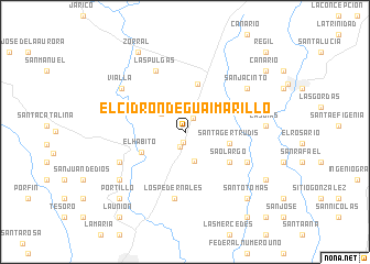 map of El Cidrón de Guaimarillo