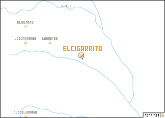 map of El Cigarrito