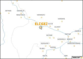 map of Elciğez