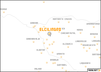 map of El Cilindro