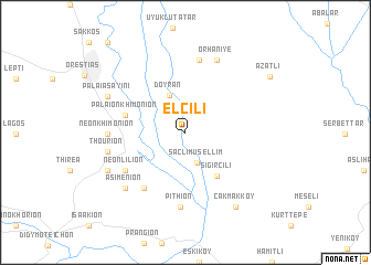 map of Elçili