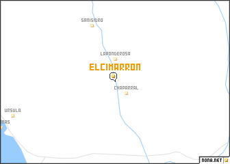 map of El Cimarrón