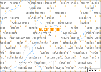 map of El Cimarrón