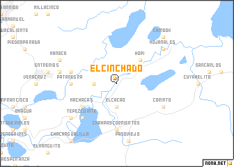 map of El Cinchado