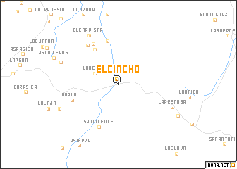 map of El Cincho