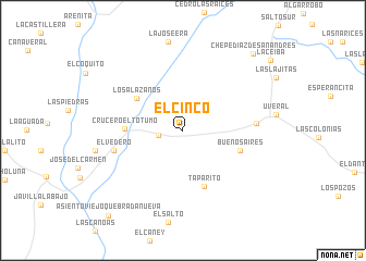 map of El Cinco