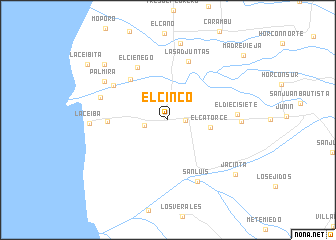 map of El Cinco