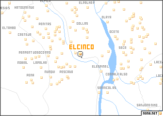 map of El Cinco