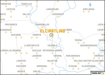 map of El Cipatliao