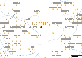 map of El Cipresal