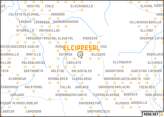 map of El Cipresal