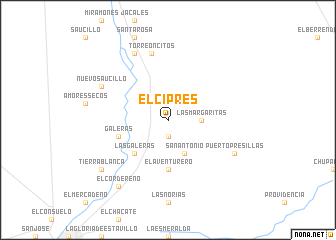 map of El Ciprés