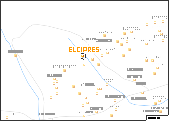 map of El Ciprés