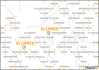 map of El Ciprés