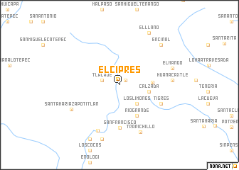 map of El Ciprés