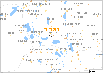 map of El Cirio