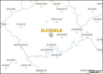 map of El Ciruelo