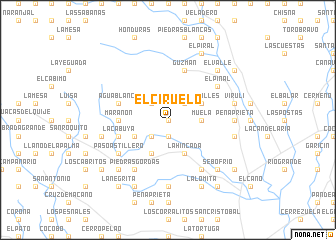 map of El Ciruelo