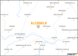 map of El Ciruelo