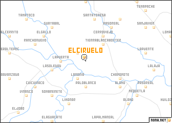 map of El Ciruelo