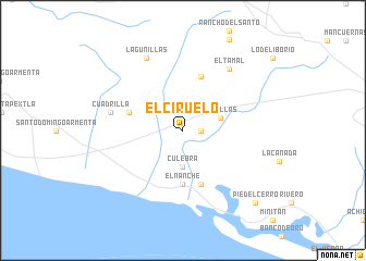 map of El Ciruelo