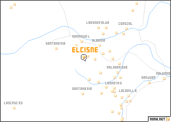map of El Cisne