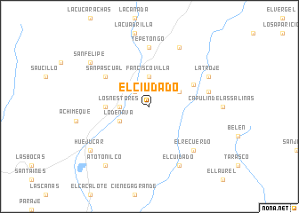 map of El Ciudado