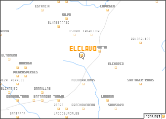 map of El Clavo