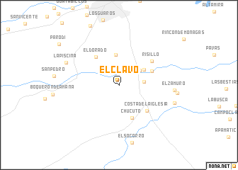 map of El Clavo