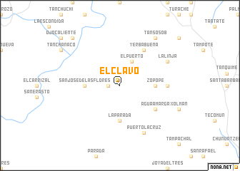 map of El Clavo