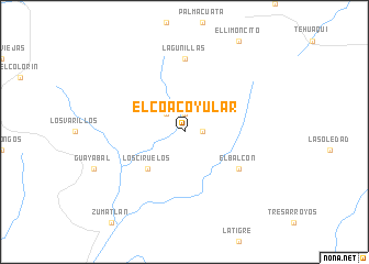 map of El Coacoyular