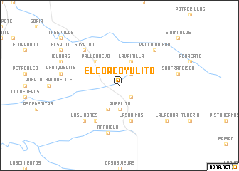 map of El Coacoyulito