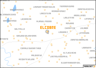 map of El Cobre