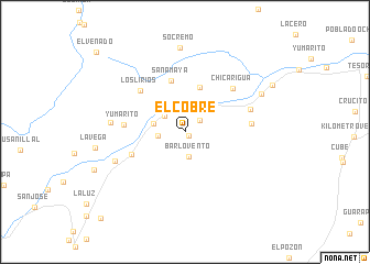 map of El Cobre