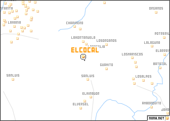 map of El Cocal