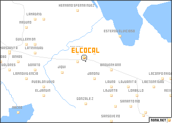 map of El Cocal