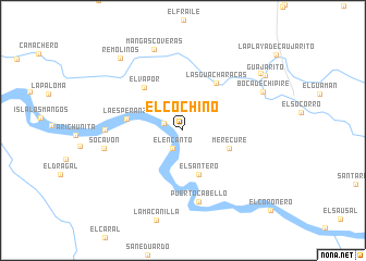 map of El Cochino