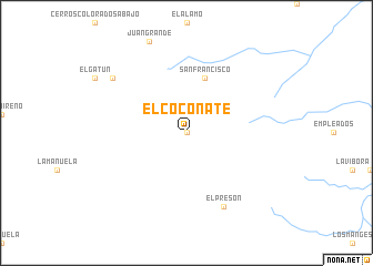 map of El Coconate