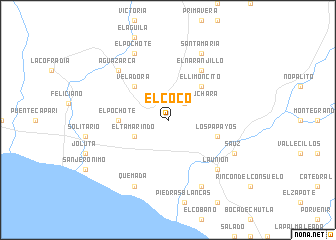 map of El Coco