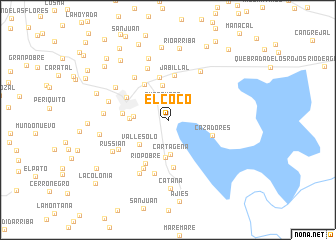 map of El Coco