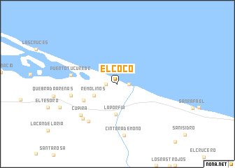 map of El Coco