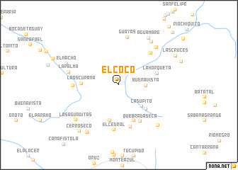 map of El Coco