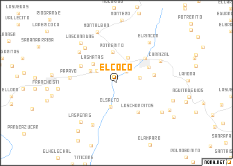 map of El Coco