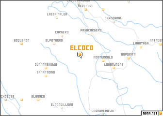 map of El Coco