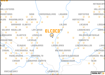 map of El Coco