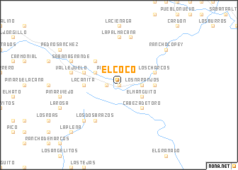 map of El Coco