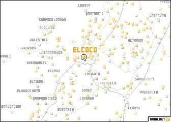 map of El Coco