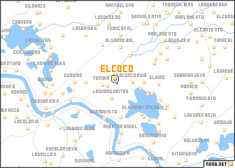 map of El Coco