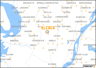 map of El Coco